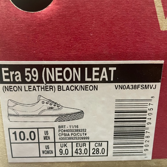 Vans Era 59 Neon Leather - Picture 8 of 8